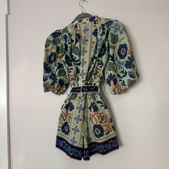 FARM Rio Ocean Tapestry Romper - Picture 2 of 5